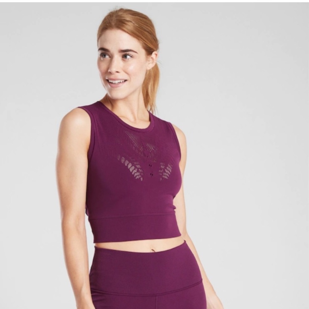 Athleta Ujjayi Crop Tank NWOT